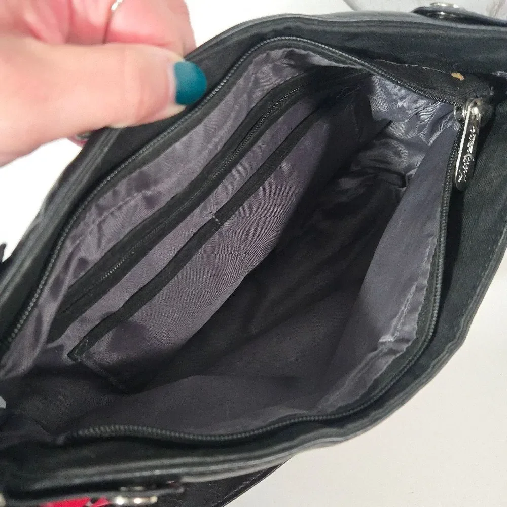 thirty-one pink floral‎ shoulder bag